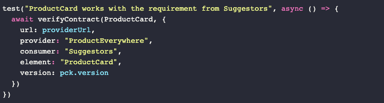 A PoC for Contract Testing in the Frontend
