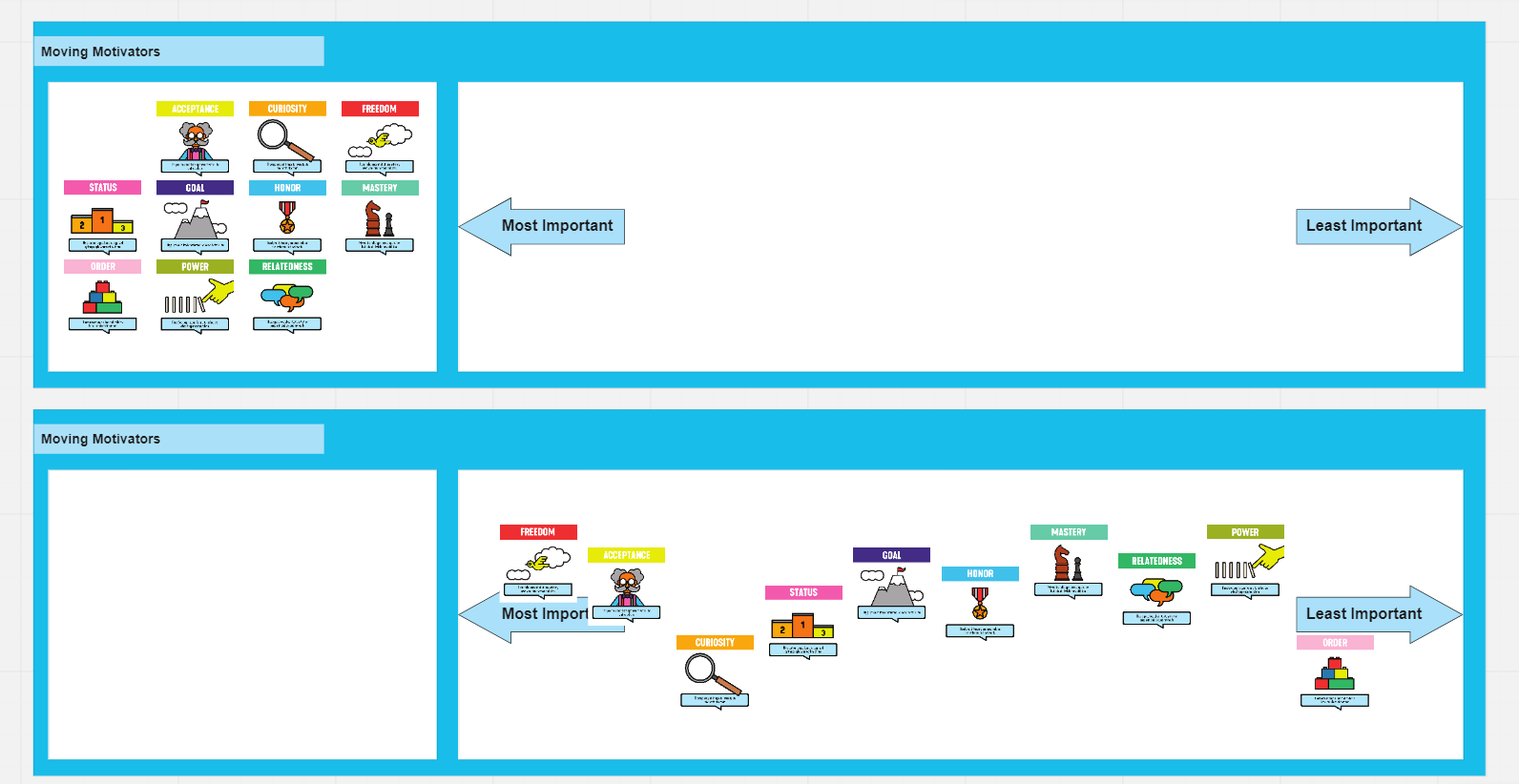 Example of a Moving Motivator Exercise