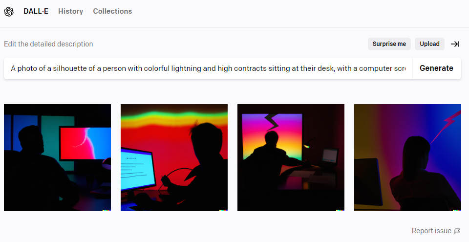 Creating the cover image for the article with DALL·E