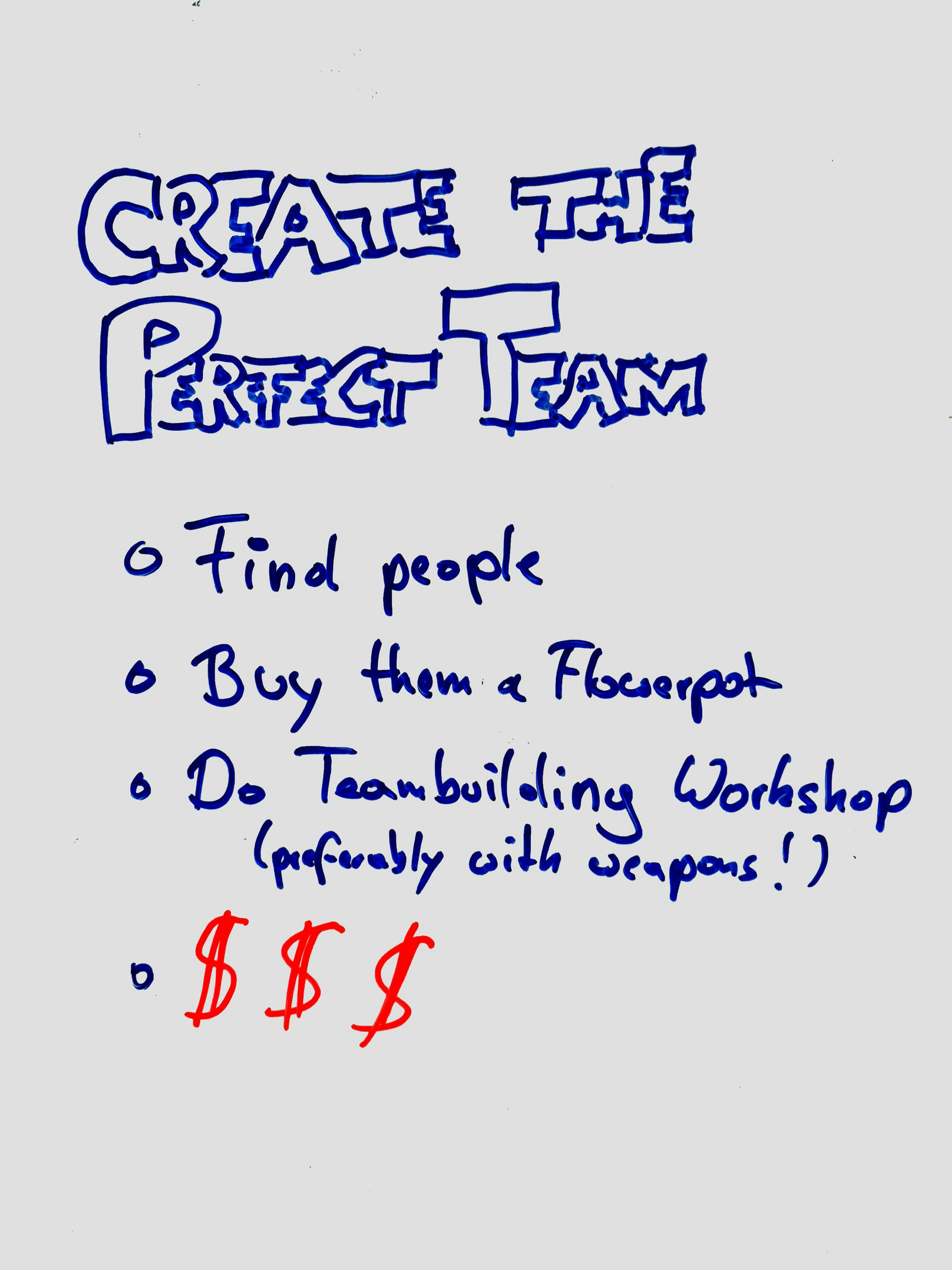 Why team building fails
